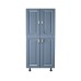Soldat 60 cu 4 usi Zebra MDF albastru drept